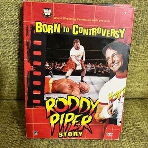 WWE Born to Controversy Roddy Piper Story DVD - Black and Yellow
